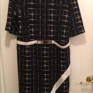 Sabina Fashion Lite black / white dress